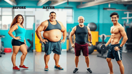 Body Transformation Through Exercise Real-Life Examples