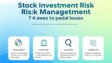 Stock Investment Risk Management 4 Ways to Reduce Losses